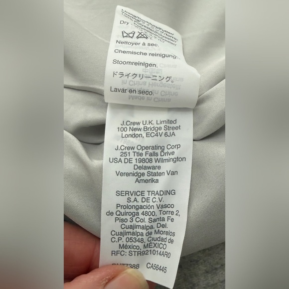 J. Crew Light Gray Factory Wool Blend City Coat Size 4 - Picture 9 of 13